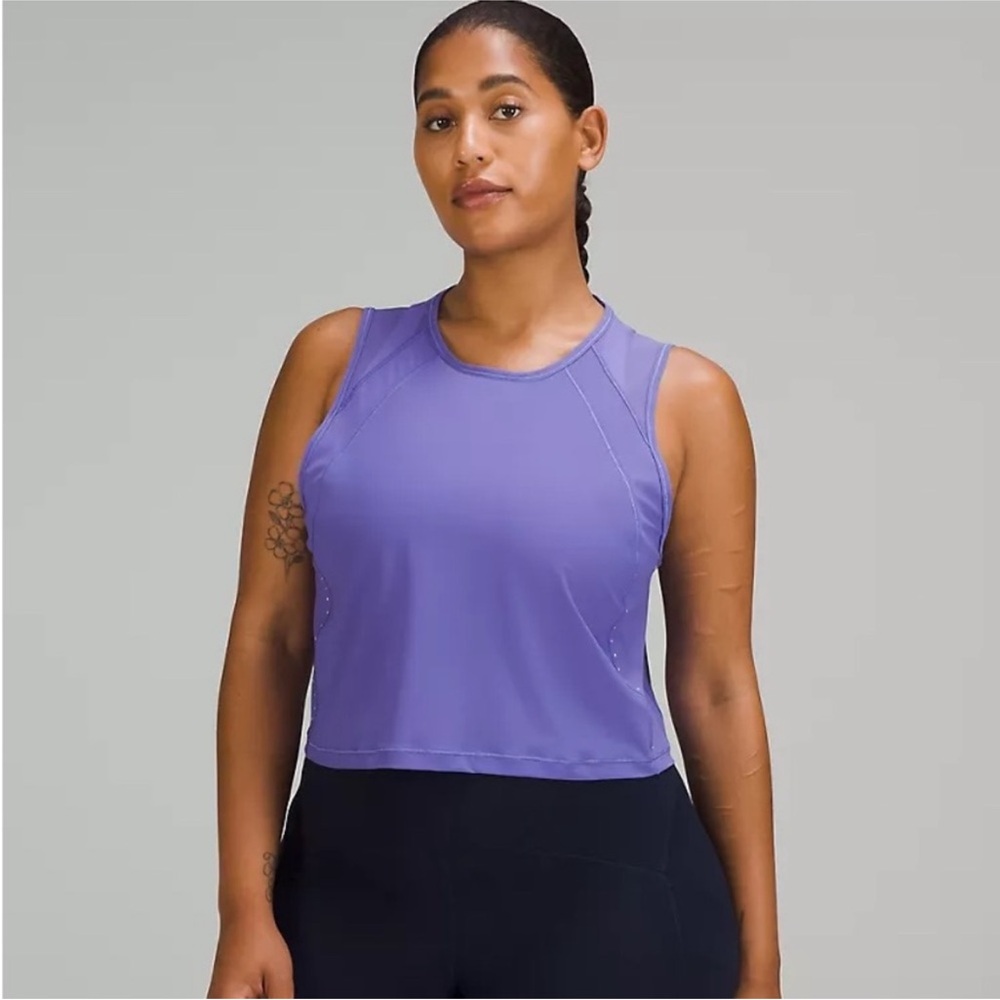 Lululemon sculpt crop tank